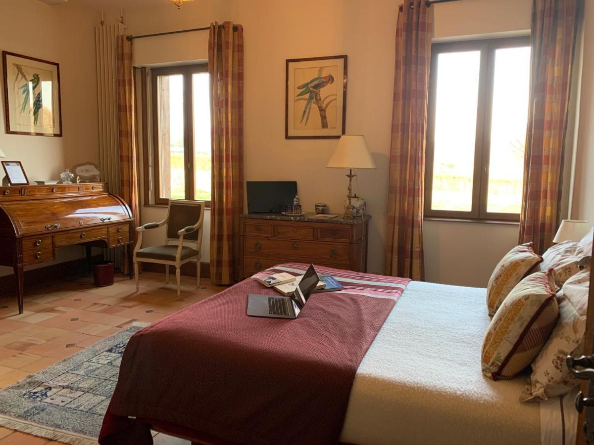 Le Pommier Doux, Maison D'Hote Du Domaine Du Chateau D'Argeronne La Haye-Malherbe Szoba fotó