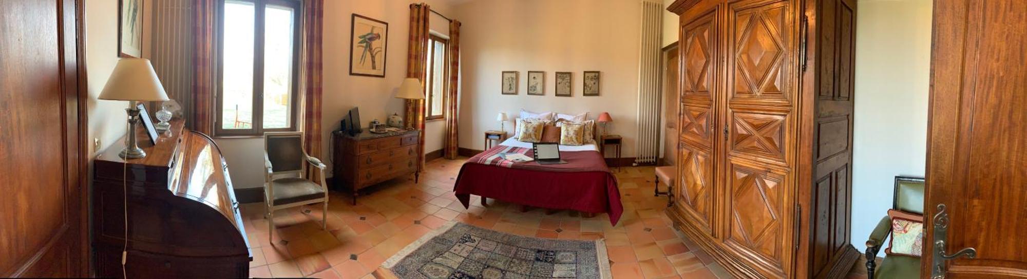 Le Pommier Doux, Maison D'Hote Du Domaine Du Chateau D'Argeronne La Haye-Malherbe Szoba fotó
